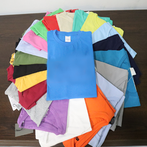 Venta al por mayor Diseño en blanco Algodón Poliéster Color sólido Logotipo privado Impresión Manga corta Venta caliente Hombres O cuello Camiseta - Product Image 5