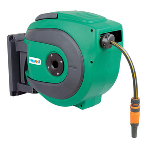 Avvolgitore automatico per tubi, per acqua, in plastica, lunghezza del tubo 20 m, DN 12 - Product Image 1