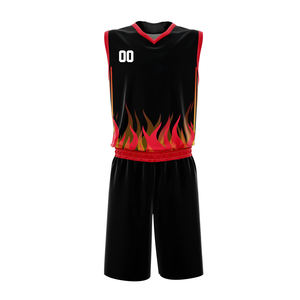 Uniforme de Baloncesto Deportivo Personalizado de Diseño Superior, Uniforme de Baloncesto de Poliéster Transpirable de Secado Rápido para Adultos - Product Image 2