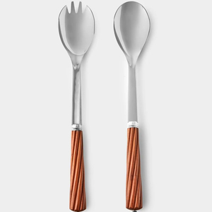 Juego de Servidores de Ensalada Multifuncional de Acero Inoxidable, Apto para Revolver, Mezclar, Servir y Preparar una Variedad de Ensaladas - Product Image 1