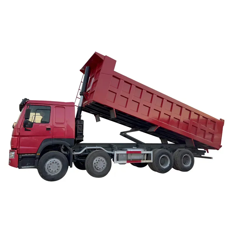Goede Prijs Sinotruk Truck 8X4 12 Wielen Howo Gebruikte Kiepwagen Vrachtwagens 30 Ton Mijnbouw Dump Truck Verkoop Voor Afrika