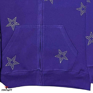 Sudadera con Capucha de Invierno para Hombre, Diseño Nuevo, Talla Grande, Bordada con Pedrería, Personalizada, de Alta Calidad, 100% Algodón, Estilo Urbano - Product Image 6