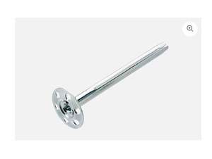 Fixations en acier pré-galvanisées d'isolation en métal pour fixer des attaches d'isolation de panneaux d'isolation - Product Image 5