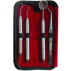 Dogmatic International High Quality Manual Dental Basic Examination Kit Diamond <b>Sand</b> Coated Diagnostic Instruments Stainless - Product Image 6