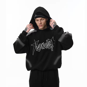 Personalizado DTG DTF impresión hombres chándal al por mayor ropa deportiva gimnasio traje entrenamiento fitness conjunto Atlético jogging traje - Product Image 3