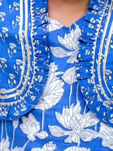 Elegante conjunto de traje de algodón tradicional para Niñas para niños | Ropa de fiesta cómoda | Directo de fábrica indio estirable de secado rápido - Product Image 5