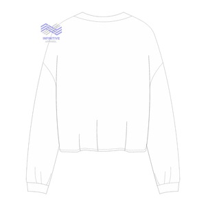 เสื้อสเวตเชิ้ตพิมพ์ลายผ้าฝ้าย 100% สีขาวสำหรับผู้หญิง Zeta Phi Beta ใส่สบายในฤดูหนาว ระบายอากาศได้ดี พร้อมโลโก้ด้านหน้า - Product Image 2