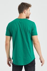เสื้อยืดผู้ชายโอเวอร์ไซส์ทรงหลวมเปิดไหล่เล็กทรงหลวมโลโก้ออกแบบได้ตามต้องการดีไซน์ใหม่หรูหรา - Product Image 5