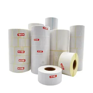 High Quality Heat Transfer Thermal Barcode Labels Direct Thermal Sticker Paper Roll