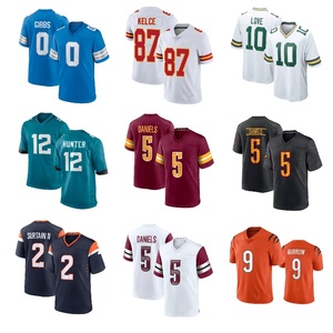 Design personnalisé en gros impression sublimée polyester broderie amérique maillot de football - Product Image 1