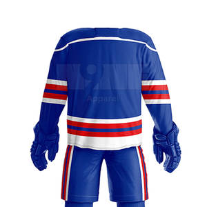 Uniforme de Hockey sobre Hielo para Adultos, Transpirable, 100% Poliéster, MOQ Bajo, Conjuntos para Uso en Equipo, Venta Caliente - Product Image 6