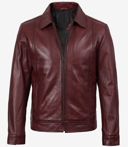 Top Trending Chaqueta de cuero de invierno para hombres Calidad Premium Patrón sólido Diseño alto Moda Nuevo estilo Casual Suministro al por mayor - Product Image 1