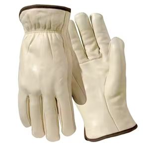 Guantes de Trabajo de Seguridad de Cuero Vacuno de Último Diseño, Guantes de Cuero para Soldadura para Trabajo Pesado - Product Image 5
