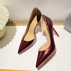 Nouvelles chaussures Mary Jane de style français printemps-été, ballerines rétro britanniques à semelle épaisse en cuir, chaussures à talons hauts élégantes et cool - Product Image 4