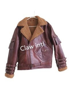 Veste en cuir design personnalisé entreprise de fabrication Pakistan vestes en cuir de mode pour hommes vestes en cuir d'hiver Pakistan - Product Image 2