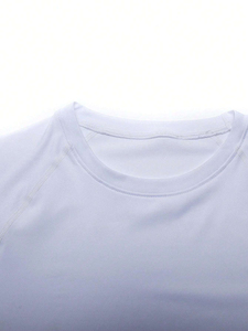 Befine Apparel Men Gym Wear Camiseta de entrenamiento atlético de secado rápido de manga corta 92% Poliéster 8% Spandex Camisas de compresión transpirables - Product Image 6