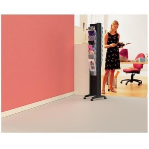 Organizador de Revistas PAPERFLOW con 16 Cajones, Metálico Negro, 30 x 167.5 x 38.5 cm, PAPERFLOW EPI - Product Image 4