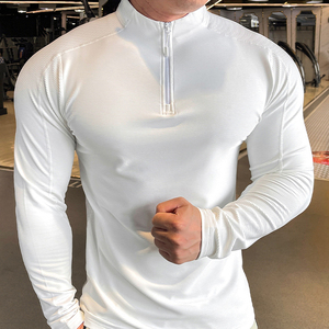 Pull léger en satin à fermeture éclair quart pour le golf pour les rondes par temps chaud et les séances d'entraînement Tissu à séchage rapide et extensible - Product Image 3