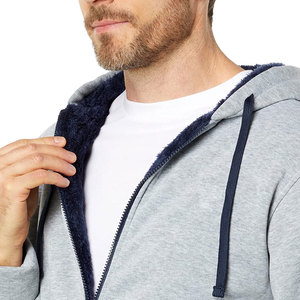 Sudadera Urbana con Cremallera para Hombre, de Algodón y Felpa, Suave, Cálida, Holgada, con Cremallera Completa, Estilo Urbano, Logotipo Personalizado, OEM, ODM, Pedido al por Mayor - Product Image 5