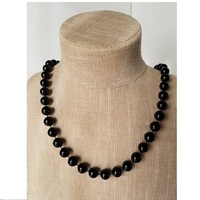 Collier en résine multicolore personnalisable avec perles en forme de boule mignonne pour les mariages