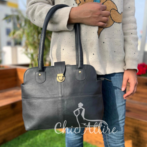 กระเป๋าช้อปขนาดใหญ่ทำด้วยมือหนังแท้แท้ใหม่ขายดีกระเป๋าช้อปปิ้งสำหรับผู้หญิงสุดหรูกระเป๋าสะพายไหล่ - Product Image 1