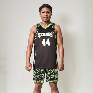 Derniers modèles de maillots de basket-ball personnalisés pour jeunes, ensembles d'uniformes d'équipe, vêtements de basket-ball par sublimation - Product Image 4