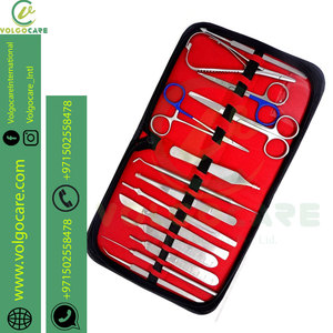 Source d'alimentation manuelle en acier inoxydable de style unique en gros Kit de suture pratique Instruments chirurgicaux médicaux vétérinaires base - Product Image 3