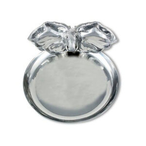 Plateau rond en aluminium pour chips et trempette, motif éléphant, design unique, plateau de service pour fêtes, occasions spéciales, en solde - Product Image 1