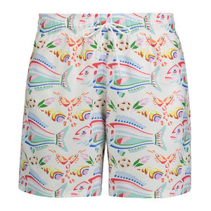 Pantalones cortos de sublimación con estampado de moda de verano, pantalones cortos de malla para hombre, pantalones cortos con cintura elástica, 100% poliéster - Product Image 1