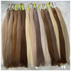 Vente en gros d'extensions de cheveux humains vierges vietnamiennes 100% droites en vrac 10-30 pouces 1kg vendeurs de Michair - Product Image 1