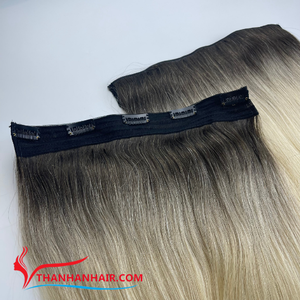 Extensions de cheveux à clipser en gros, 100% cheveux humains vierges vietnamiens – Lisses et ondulés naturels, ensembles de 3, 5 ou 7 pièces, directement de l'usine - Product Image 3