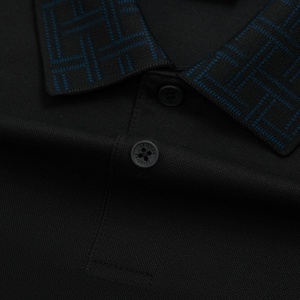 Chemise à manches courtes respirante brodée personnalisée, coupe classique, style décontracté pour homme - Product Image 4