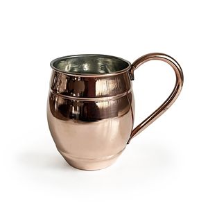 Tasse en cuivre turc Grande tasse en verre martelé Ayran Design authentique Couleur cuivre 500 ml / 16.9 oz Design authentique fait à la main - Product Image 1