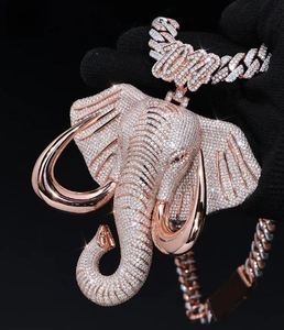 Men's Customized 925 Silver VVS Moissanite Pendant with Iced Hip Hop Style Chain Tester-Passed Diamond <b>Charm</b> Perfect Gift - Product Image 1