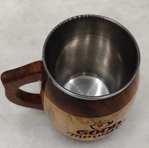 Premium Wooden Coffee Tea <b>mug</b> - Product Image 3