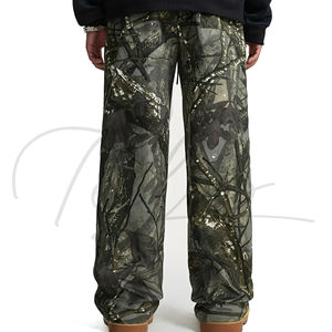 Custom <b>Camo</b> Harem <b>Pants</b> for <b>Men</b> Formal Mid Waist Canvas Waterproof Breathable Lightweight Outdoor Baggy Trousers - Product Image 2