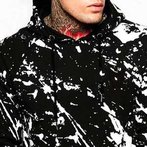 Nouveaux sweats à capuche pour hommes de haute qualité, imprimés sur mesure, 100% coton, en tissu polaire, style décontracté, streetwear, OEM - Product Image 4