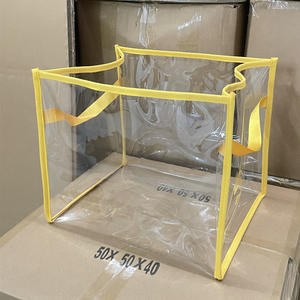 Seau de rangement pour jouets en PVC transparent, grande capacité, boîte de rangement étanche, organisateur de poupées, figurines et briques <span class=keywords><strong>Lego</strong></span>, personnalisable - Product Image 1