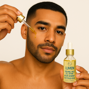 Aceite Facial Corrector de Manchas Oscuras Lumen Rapid para Hombres - Anti-Irritación por Afeitado, Promueve la Luminosidad, Hidratación y una Piel Suave y Uniforme 30ml - Product Image 3