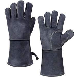 Vente en gros de gants de soudage professionnels Gants de soudage en cuir anticoupure Gants de soudage de sécurité au travail - Product Image 5