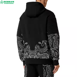 Ventes directes usine – Nouveaux sweats à capuche pour hommes en molleton denim et French Terry, zippés, en coton épais, respirants et à séchage rapide - Product Image 6