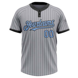 Camiseta de béisbol unisex personalizada botón en blanco transpirable uniforme de softball de talla grande para hombre impresión por sublimación de la mejor calidad - Product Image 6