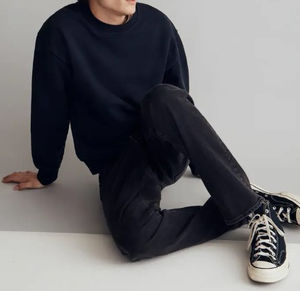 Sweat-shirt à manches longues pour hommes, tenue d'automne et d'hiver en coton, streetwear décontracté et confortable - Product Image 3