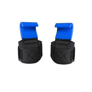 Wholesale Custom <b>weight</b> lifting bands <b>bar</b> grip barbell wrist straps wraps heavy duty <b>weight</b> lifting grips leather hooks - Product Image 5