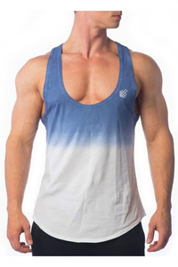 Venta al por mayor entrenamiento hombres gimnasio camiseta sin mangas para hombres logotipo personalizado algodón correr músculo Atlético camisas sin mangas ropa de fitness - Product Image 6