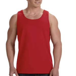 Camiseta sin mangas de gimnasio personalizada para hombre, Sisa caída, 100% algodón, camisetas sin mangas de punto para hombre de Bangladesh - Product Image 1