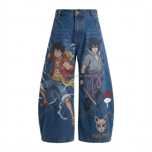 Jeans Baggy Personnalisés en Gros pour Hommes – Pantalons en Denim Oversize Style Hip Hop Streetwear à Jambes Larges – Fabricant en Gros - Product Image 5