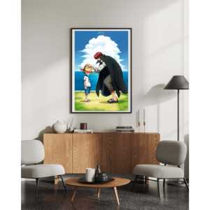 โปสเตอร์อนิเมะวันพีซ แชงค์ส์และลูฟี่ - Product Image 4