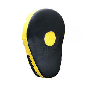 Gants de MMA en cuir PU courbé sur mesure, durables, avec fermeture auto-agrippante, couleurs personnalisées, pour l'entraînement de boxe et l'évacuation de l'humidité - Product Image 2