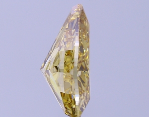 12.28 Carat Pear Cut Fancy Vivid Yellow Lab Grown Diamond VS1 IGI Certified CVD Luxury <b>Jewelry</b> - Product Image 3
